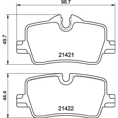 BREMBO Bremsklötze HA P 06 113 BREMBO Bremsklötze HA P 06 113
