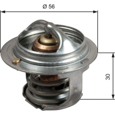 Gates Thermostat SUBARU Impreza 2.0 TH50482G1