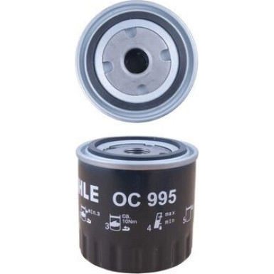 MAHLE Ölfilter OC 995 MAHLE Ölfilter OC 995