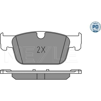 Bremsbelagsatz, Scheibenbremse MEYLE-PD: Advanced performance and design 025 220 9817/PD Bremsbelagsatz, Scheibenbremse MEYLE-PD: Advanced performance and design 025 220 9817/PD