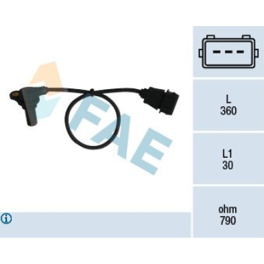 FAE Sensor, Drehzahl 79061 FAE Sensor, Drehzahl 79061