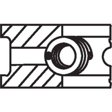 MAHLE Kolbenringsatz 009 36 N1