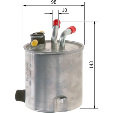 Kraftstofffilter Diverse F 026 402 849
