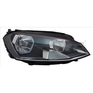 Scheinwerfer L H7/H15 +LWR +MOT +TGFL SCHWARZ VW GOLF VII 8,12-3,17 7226,506,1
