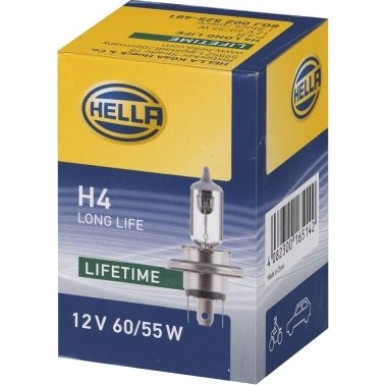 HELLA Glühlampe, Hauptscheinwerfer 8GJ 002 525-481 Long Life Up to 3x Longer Lifetime