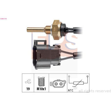 Sensor, Kühlmitteltemperatur 1.830.110