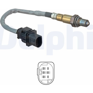 DELPHI Lambdasonde ES20555-12B1 DELPHI Lambdasonde ES20555-12B1