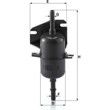 Mann & Hummel Kraftstofffilter PKW FIAT Palio,Seicento,Siena,Strada WK 510