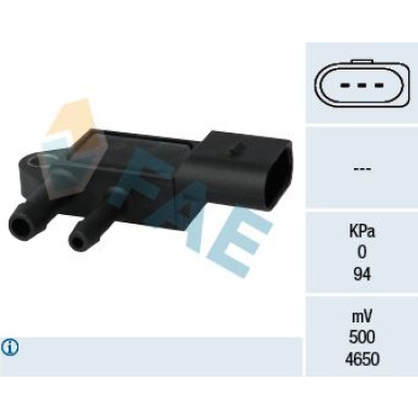 FAE Sensor, Abgasdruck 16103 FAE Sensor, Abgasdruck 16103