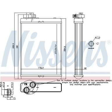 Heizkühler PKW 70231