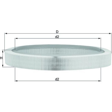 MAHLE Luftfilter LX 61