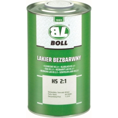 Boll Klarlack HS 2:1 Dose 1L 001662 Boll Klarlack HS 2:1 Dose 1L 001662