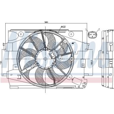 Kühlerlüfter PKW 85892 Kühlerlüfter PKW 85892