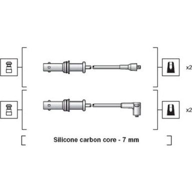 MAGNETI MARELLI Zündleitungssatz 941318111152