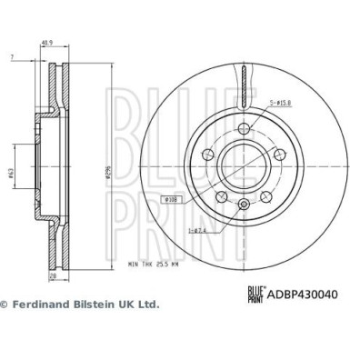 Bremsscheibe ADBP430040 Bremsscheibe ADBP430040