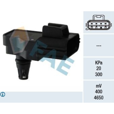 FAE Sensor, Saugrohrdruck 15098 FAE Sensor, Saugrohrdruck 15098