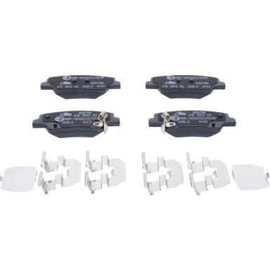 Bremsbelagsatz Hyundai T. Sonata/Tucson 2,0-2,7 4X4 04-10 13.0460-5786.2 Bremsbelagsatz Hyundai T. Sonata/Tucson 2,0-2,7 4X4 04-10 13.0460-5786.2