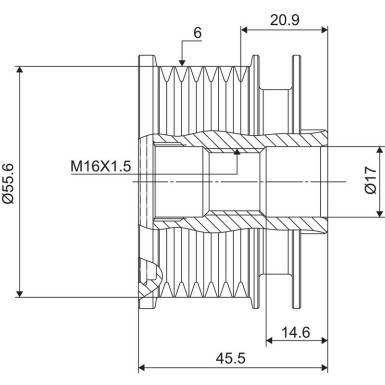 Generatorfreilauf 588071 Generatorfreilauf 588071