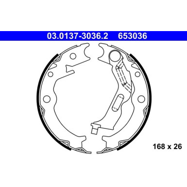 ATE Bremsbacken 03.0137-3036.2 ATE Bremsbacken 03.0137-3036.2