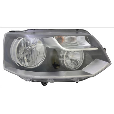 Scheinwerfer L H7/H15 +MOT+TGFL SCHWARZ/CHROM VW TRANSPORTER T5 10,09-3,15 7297,508,2