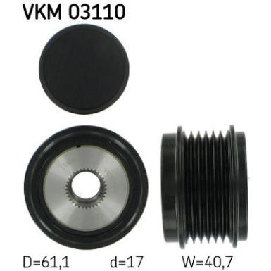 SKF Generatorfreilauf VKM 03110 SKF Generatorfreilauf VKM 03110