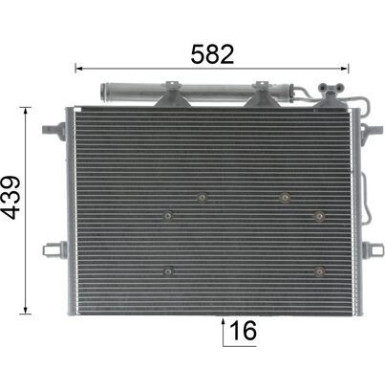 Kondensator, Klimaanlage AC 453 000P