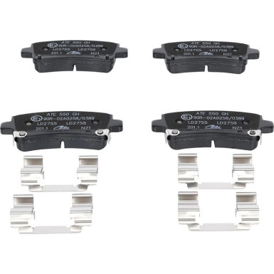 Bremsbelagsatz Saab T. 9-5 2,0-2,8 10-12 Keramik ATE Ceramic 13.0470-2755.2
