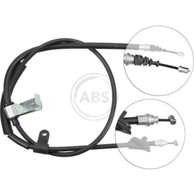 A.B.S. Handbremsseil Seilzug Festellbremse K16887 A.B.S. Handbremsseil Seilzug Festellbremse K16887
