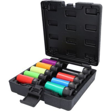 KS TOOLS Satz Spezial-Power-Radmuttern für 1/2 -Aluminiumfelgen, 10-teilig 515.0890