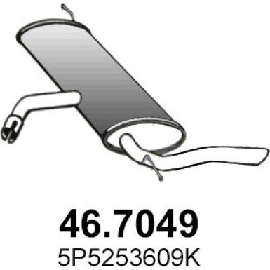 Auspuff-Endtopf 46.7049