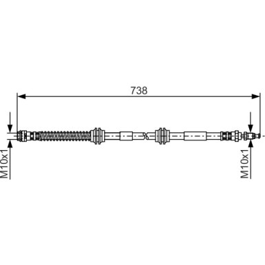 Bremsschlauch VW Touareg 1987481370