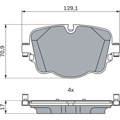 Bremsbelag 0 986 424 948 Bremsbelag 0 986 424 948