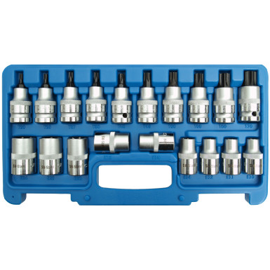 SW-Stahl Profi-Torx 19 tlg ohne Bohrung 04180L