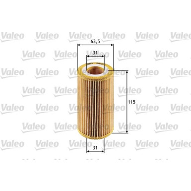 VALEO Ölfilter 586524 VALEO Ölfilter 586524