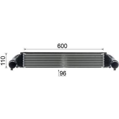 Ladeluftkühler CI 668 000P Ladeluftkühler CI 668 000P