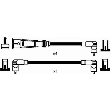 Zündleitungssatz RC-VW210