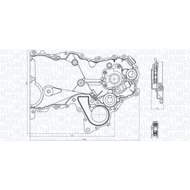 MAGNETI MARELLI Ölpumpe 351516000136 MAGNETI MARELLI Ölpumpe 351516000136