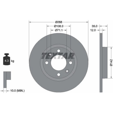 Bremsscheibe 92325903 Bremsscheibe 92325903