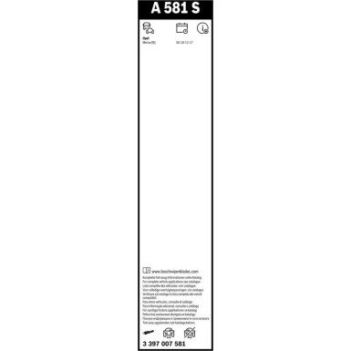 Bosch Scheibenwischer Aerotwin A581S 3397007581
