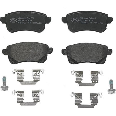BREMBO Bremsklötze HA P 68 064 BREMBO Bremsklötze HA P 68 064