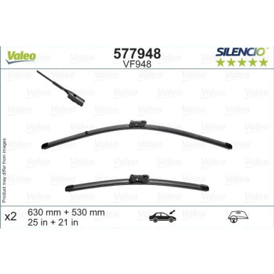 VALEO Silencio Flat Blade Set 577948 VALEO Silencio Flat Blade Set 577948