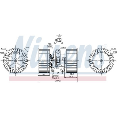 Innenraumgebläse BMW 5 (E39)/X5 95-06 87114