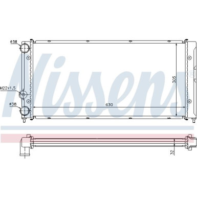Wasserkühler PKW 65236