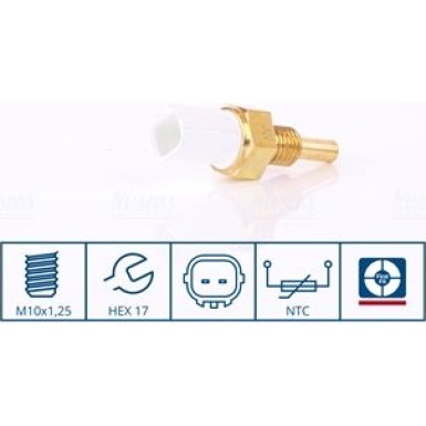 NISSENS Sensor, Kühlmitteltemperatur 207066 NISSENS Sensor, Kühlmitteltemperatur 207066