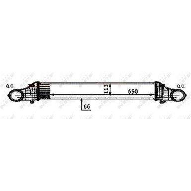 Ladeluftkühler 30502 Ladeluftkühler 30502