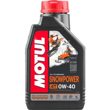 Motul ATV SnowPower 4T 0W-40 1 Liter SNOWPOWER 4T 0W-40 105891
