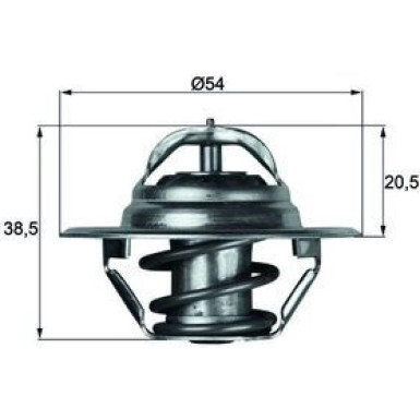 Thermostateinsatz mit Dichtung TX 3 83D