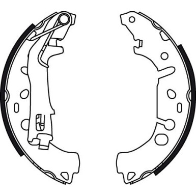 40 461 032 Bremsbacken GS8719 40 461 032 Bremsbacken GS8719