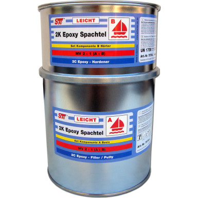 STC 2K Epoxy Spachtel leicht (2K Bootsspachtel) SET 1,8 kg / 3 L | 7576L STC 2K Epoxy Spachtel leicht (2K Bootsspachtel) SET 1,8 kg / 3 L | 7576L