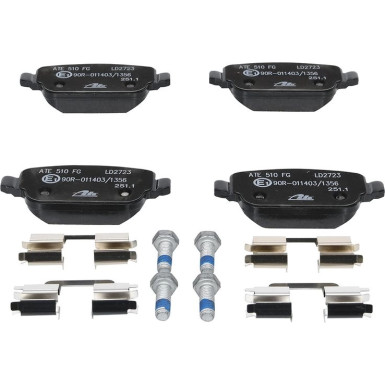 Bremsbelagsatz Ford T. Galaxy/Kuga/Mondeo/S-Max 1,6-2,5 06-15 Keramik ATE Ceramic 13.0470-2723.2